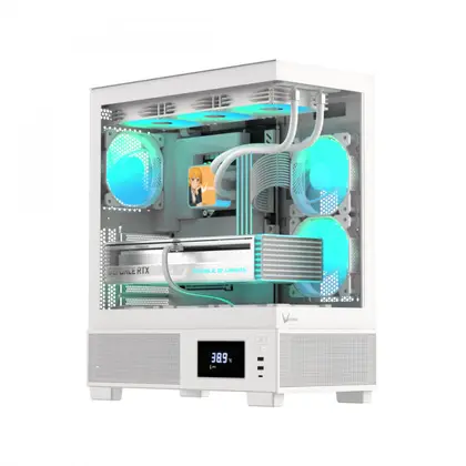 Корпус Formula Crystal E1 Cosmic White Mid-Tower