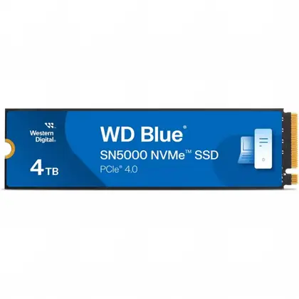 Жесткий диск Western Digital Blue SN5000 WDS400T4B0E SSD (твердотельные), 4 ТБ, M.2, PCIe