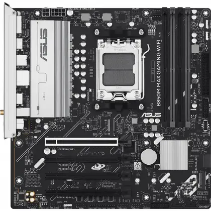 Материнская плата Asus B850M MAX GAMING WIFI Micro-ATX, AMD AM5