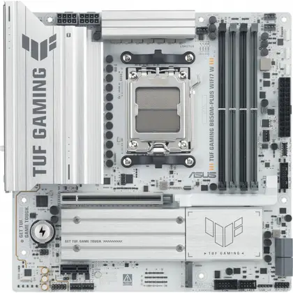 Материнская плата Asus TUF GAMING B850M-PLUS WIFI7 W 90MB1MD0-M0EAY0 Micro-ATX, AMD AM5