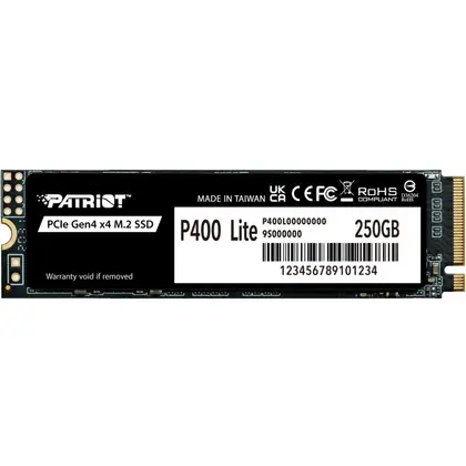 Жесткий диск Patriot P400 Lite P400LP250GM28H SSD (твердотельные), 250 ГБ, M.2, PCIe