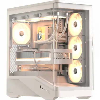 Корпус Formula Crystal U9 PA White Mid-Tower