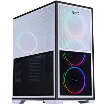Корпус 1STPLAYER IF8 ARGB White IF8-WH-4FO7-14-W Mid-Tower