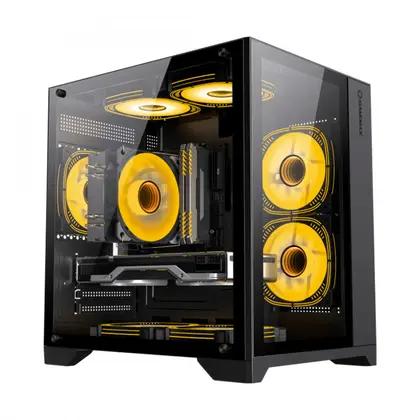 Корпус GameMax Infinity Mini 3 ARGB Fans Black 9101-0000R0222 Mini-Tower