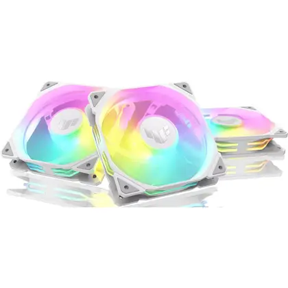 Система охлаждения Asus TUF GAMING TR120 FAN ARGB REVERSE WHITE 3IN1 Для системного блока