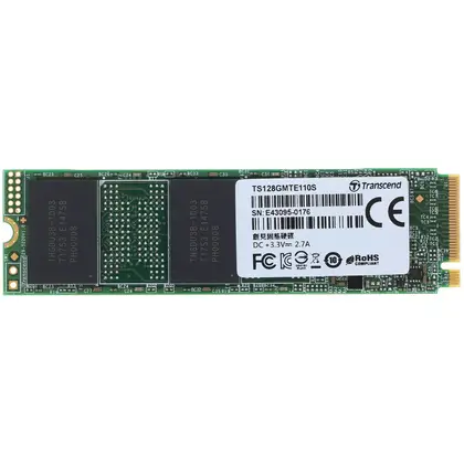 Жесткий диск Transcend TS128GMTE110S SSD (твердотельные), 128 ГБ, M.2, PCIe