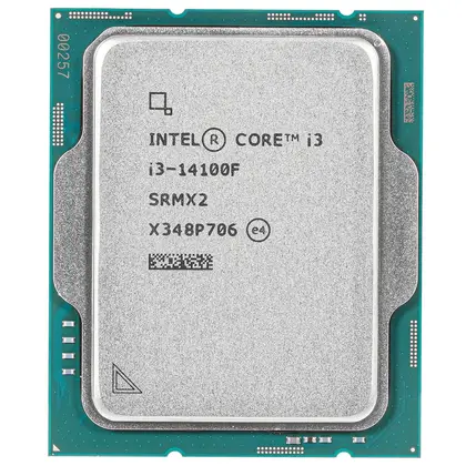 Процессор Intel Core i3-14100F CM8071505092207SRMX2 Core i3, 4, 3.5, 12, TRAY