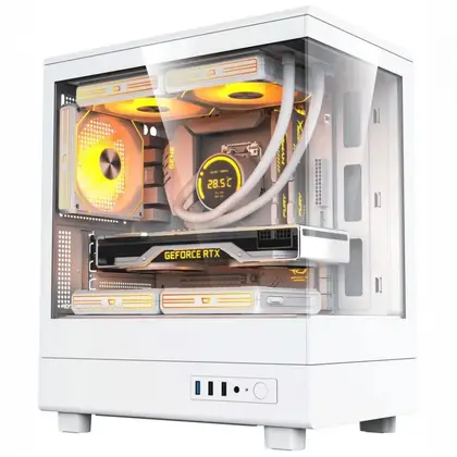 Корпус darkFlash DB330M White DF-DB330M-WH Mini-Tower