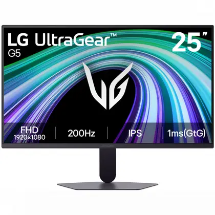 Монитор LG 25G523B-B UltraGear 24.5 ", IPS, Full HD 1920x1080 (16:9), 200 Гц