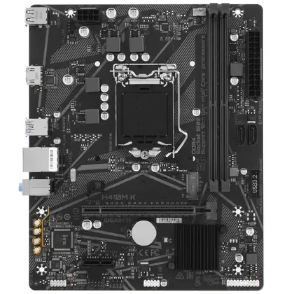Материнская плата Gigabyte H410M K rev. 2.0 Micro-ATX, LGA 1200