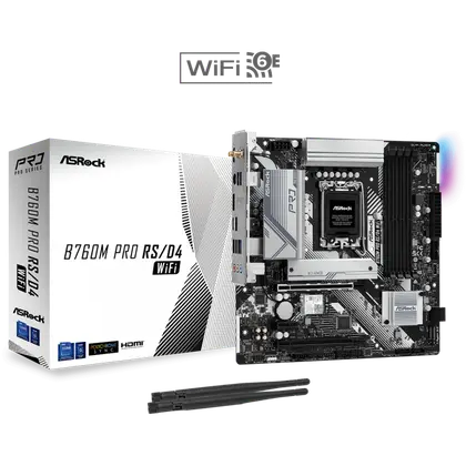 Материнская плата ASRock B760M Pro RS/D4 WiFi