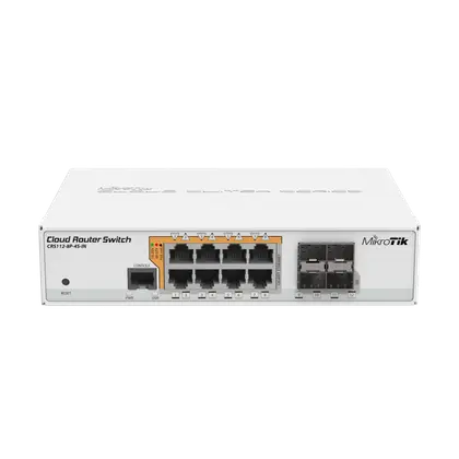 Коммутатор MikroTik CRS112-8P-4S-IN