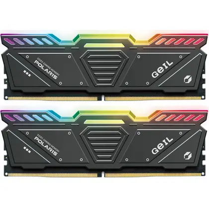Оперативная память 32 Gb (2x16Gb) DDR5 5600MHz Geil Polaris RGB Grey GOSG532GB5600C38ADC