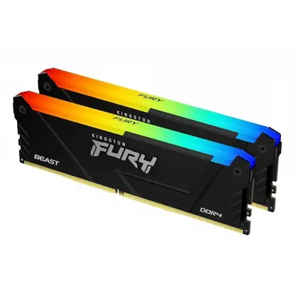 Оперативная память 32 Gb (2x16Gb) DDR4 3200MHz Kingston Fury Beast RGB KF432C16BB12AK2/32