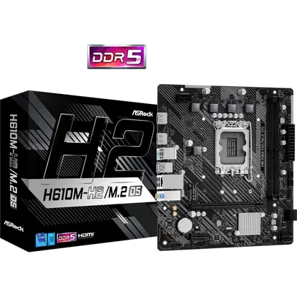 Материнская плата ASRock H610M-H2/M.2 D5