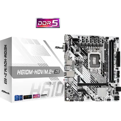 Материнская плата ASRock H610M-HDV/M.2+D5