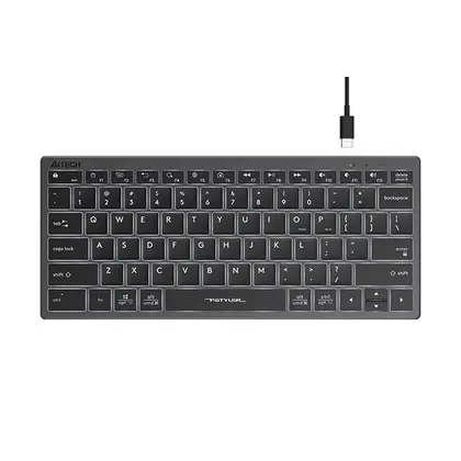 Клавиатура A4Tech FX61 Gray (White Backlit)