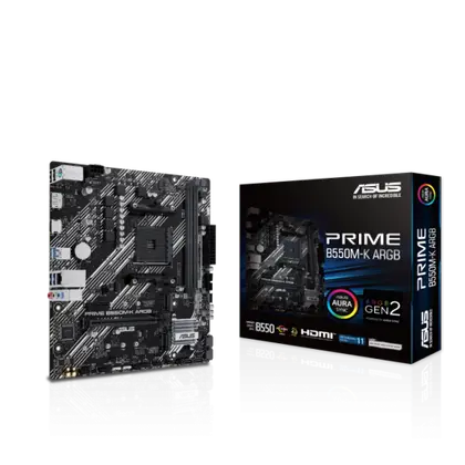 Материнская плата Asus Prime B550M-K ARGB