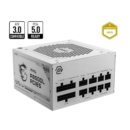 Блок питания MSI MAG A850GL PCIE5 White