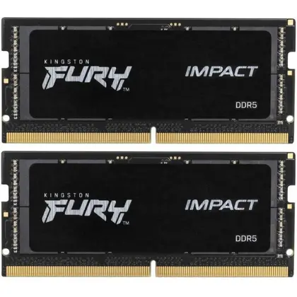 Оперативная память для ноутбука 64 Gb (2x32Gb) DDR5 5600MHz Kingston Fury Impact KF556S40IBK2-64