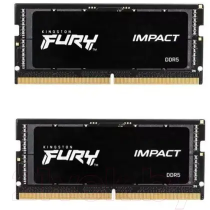 Оперативная память для ноутбука 32 Gb (2x16Gb) DDR5 6400MHz Kingston Fury Impact KF564S38IBK2-32