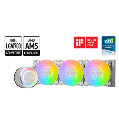 Водяное охлаждение MSI MAG Coreliquid E360 White