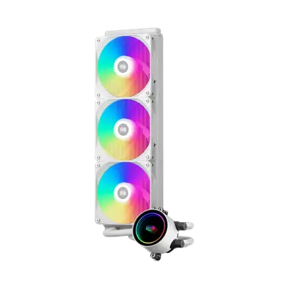 Водяное охлаждение PCCooler DA360 ARGB WH