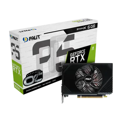 Видеокарта Palit GeForce RTX 3050 StormX OC V1 6G (NE63050S18JE-1072F)