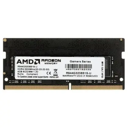 Оперативная память для ноутбука 4 Gb DDR4 3200MHz AMD Radeon R9 R944G3206S1S-U