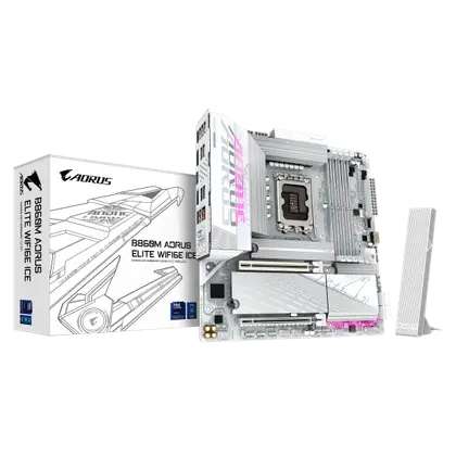Материнская плата Gigabyte B860M Aorus Elite WiFi6E Ice