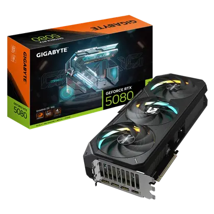Видеокарта Gigabyte GeForce RTX 5080 Gaming OC 16G (GV-N5080GAMING OC-16GD)