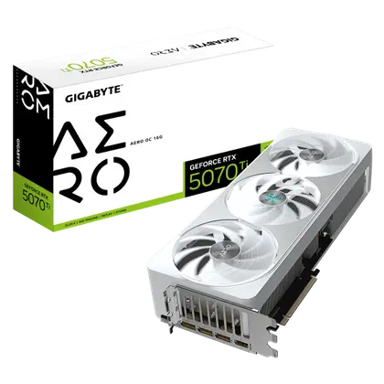 Видеокарта Gigabyte GeForce RTX 5070 Ti Aero OC 16G (GV-N507TAERO OC-16GD)