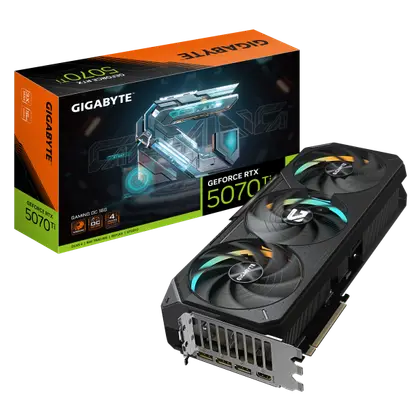 Видеокарта Gigabyte GeForce RTX 5070 Ti Gaming OC 16G (GV-N507TGAMING OC-16GD)