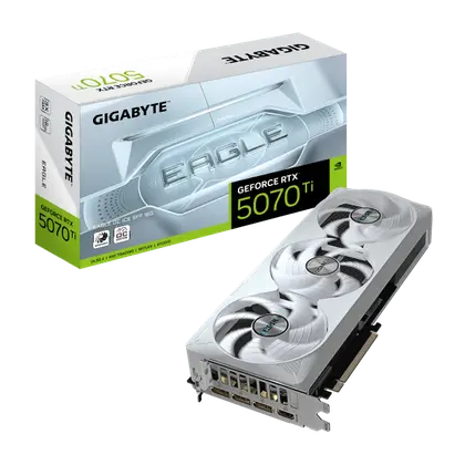 Видеокарта Gigabyte GeForce RTX 5070 Ti Eagle OC Ice SFF 16G (GV-N507TEAGLEOC ICE-16GD)