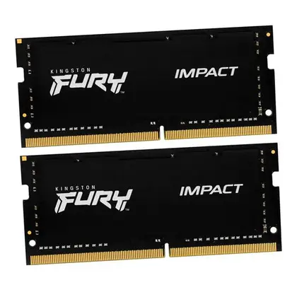 Оперативная память для ноутбука 32 Gb (2x16Gb) DDR5 6000MHz Kingston Fury Impact XMP KF560S38IBK2-32