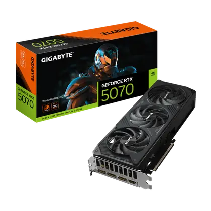 Видеокарта Gigabyte GeForce RTX 5070 WindForce OC SFF 12G (GV-N5070WF3OC-12GD)