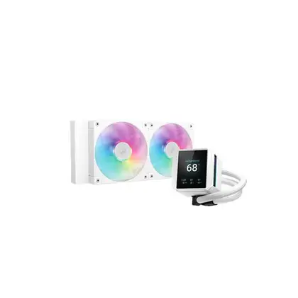 Водяное охлаждение Deepcool Mystique 240 White ARGB (R-LX240-WHDSNMCP-G-1)