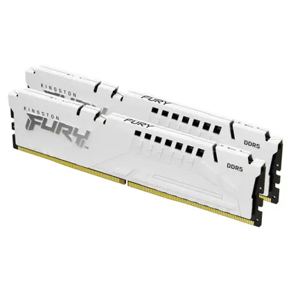 Оперативная память 32 Gb (2x16Gb) DDR5 6000MHz Kingston Fury Beast White EXPO KF560C36BWE2K2-32