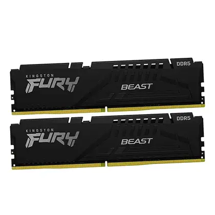Оперативная память 32 Gb (2x16Gb) DDR5 6000MHz Kingston Fury Beast Black EXPO KF560C36BBE2K2-32