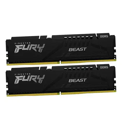 Оперативная память 64 Gb (2x32Gb) DDR5 5600MHz Kingston Fury Beast KF556C36BBEK2-64