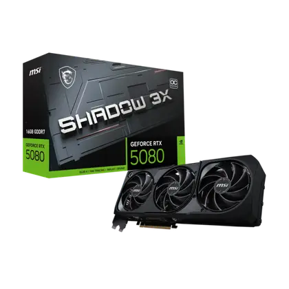 Видеокарта MSI GeForce RTX 5080 Shadow 3X OC 16G (RTX 5080 16G Shadow 3X OC)