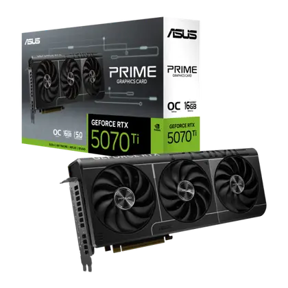 Видеокарта Asus GeForce RTX 5070 Ti Prime OC 16G (PRIME-RTX5070TI-O16G)