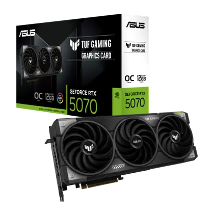 Видеокарта Asus GeForce RTX 5070 TUF Gaming OC 12G (TUF-RTX5070-O12G-GAMING)