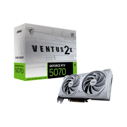 Видеокарта MSI GeForce RTX 5070 Ventus 2X OC 12G (RTX 5070 12G Ventus 2X OC White)