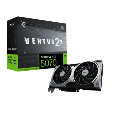 Видеокарта MSI GeForce RTX 5070 Ventus 2X OC 12G (RTX 5070 12G Ventus 2X OC)