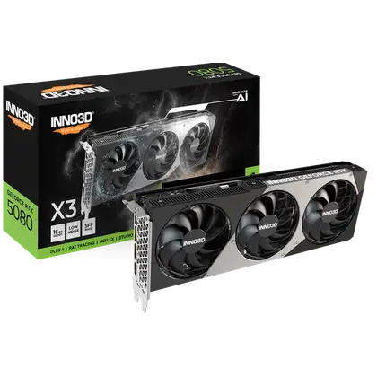 Видеокарта Inno3D RTX 5080 X3 16G (N50803-16D7-176068N)
