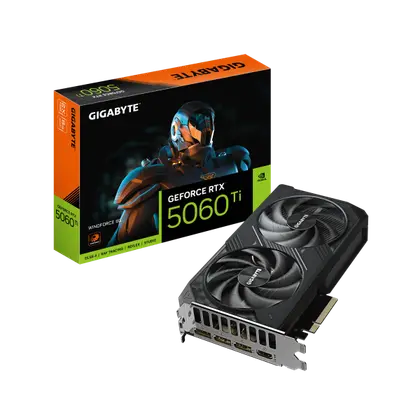Видеокарта Gigabyte GeForce RTX 5060 Ti WindForce 8GB (GV-N506TWF2-8GD)