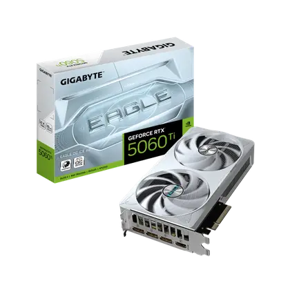 Видеокарта Gigabyte GeForce RTX 5060 Ti Eagle OC Ice 8GB (GV-N506TEAGLEOC ICE-8GD)