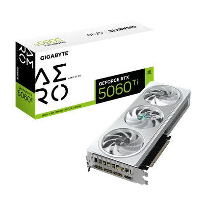 Видеокарта Gigabyte GeForce RTX 5060 Ti Aero OC 8GB (GV-N506TAERO OC-8GD)