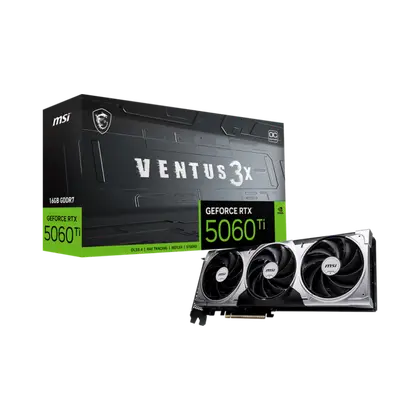 Видеокарта MSI GeForce RTX 5060 Ti Ventus 3X OC 16G (RTX 5060 Ti 16G Ventus 3X OC)